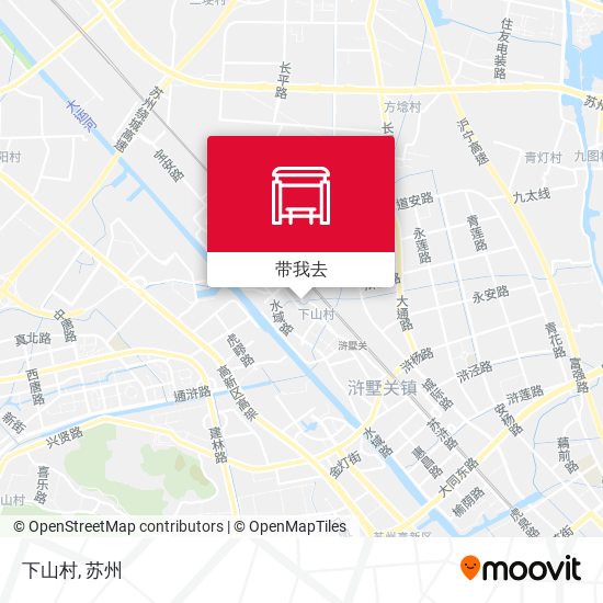 下山村地图