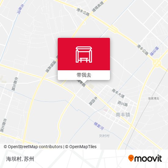 海坝村地图