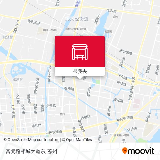 富元路相城大道东地图
