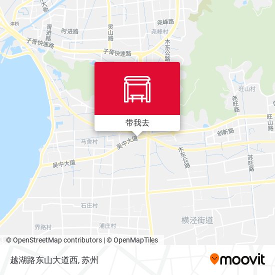 越湖路东山大道西地图