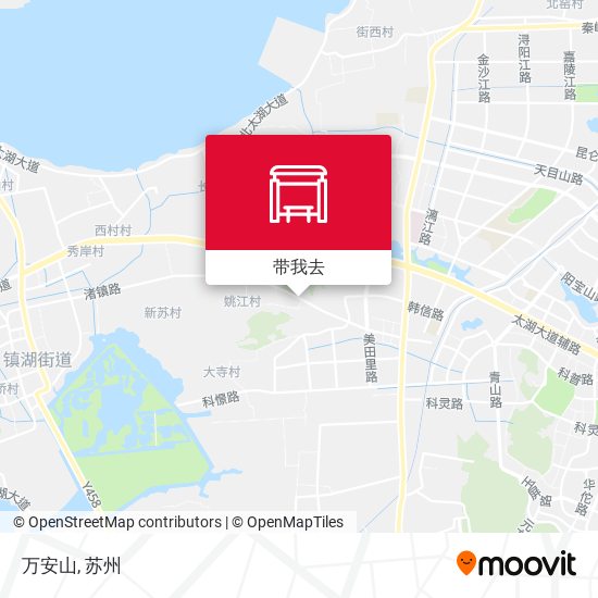 万安山地图
