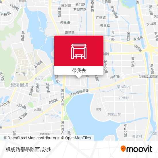 枫杨路邵昂路西地图