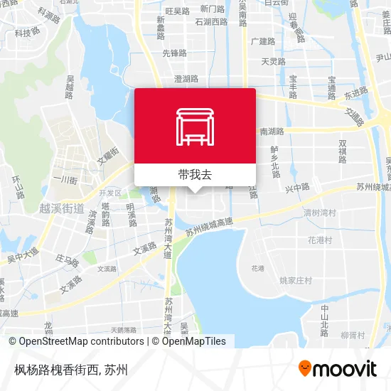 枫杨路槐香街西地图