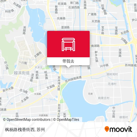 枫杨路槐香街西地图