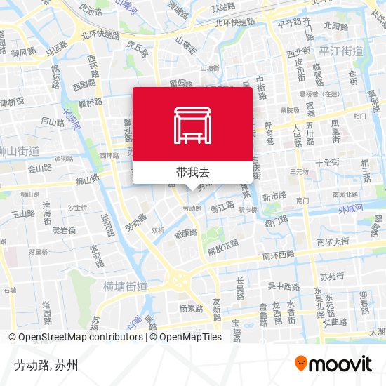 劳动路地图
