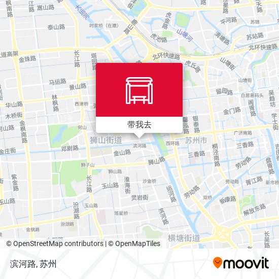 滨河路地图