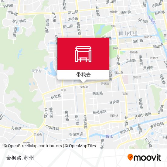 金枫路地图