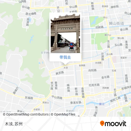 木渎地图