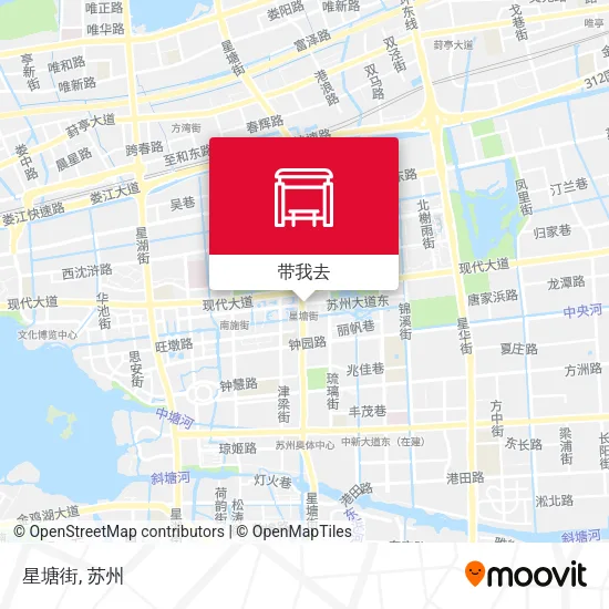 星塘街地图