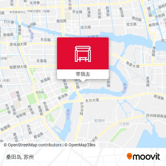 桑田岛地图
