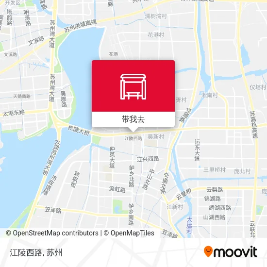 江陵西路地图