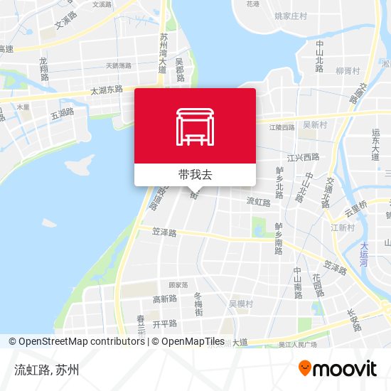 流虹路地图