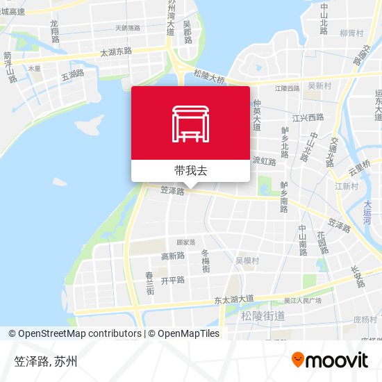 笠泽路地图
