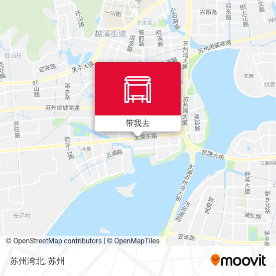 苏州湾北地图