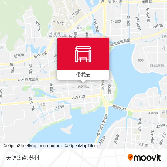 天鹅荡路地图