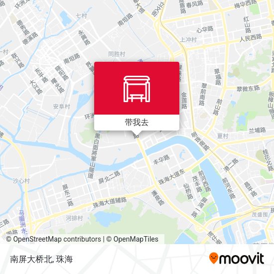 南屏大桥北地图