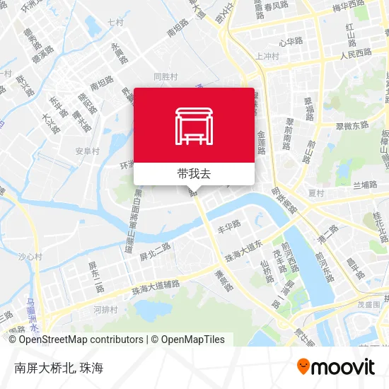 南屏大桥北地图