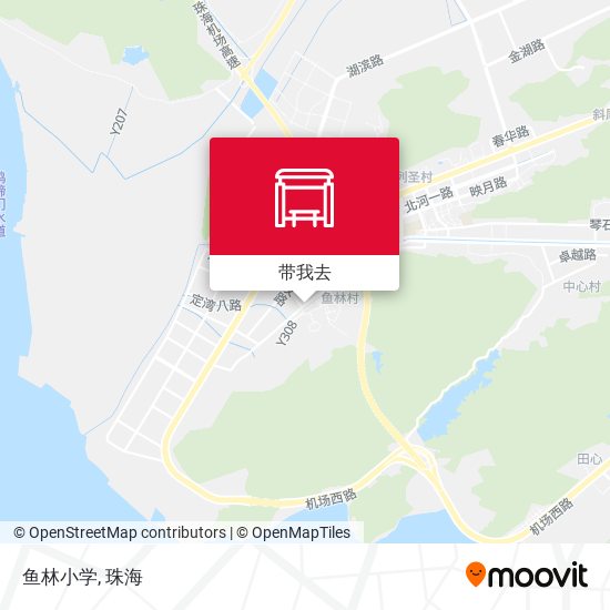 鱼林小学地图