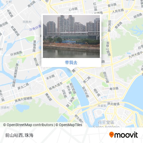 前山站西地图