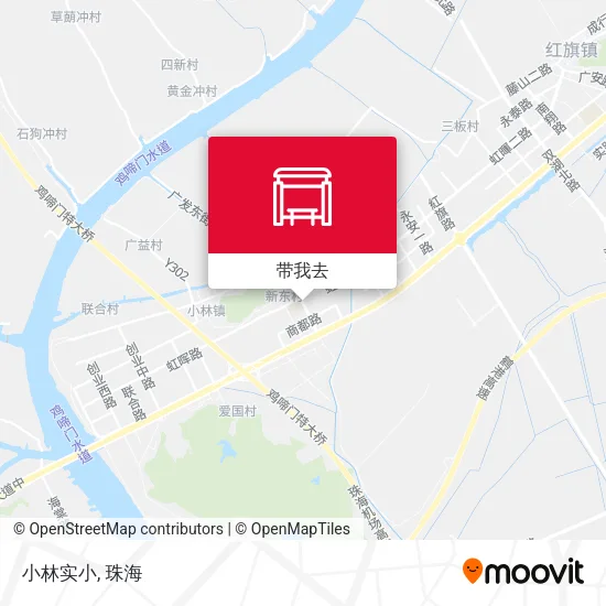 小林实小地图