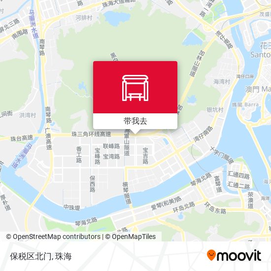 保税区北门地图