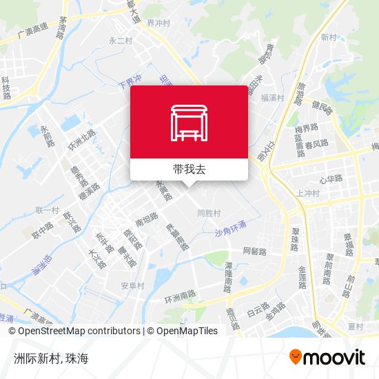 洲际新村地图