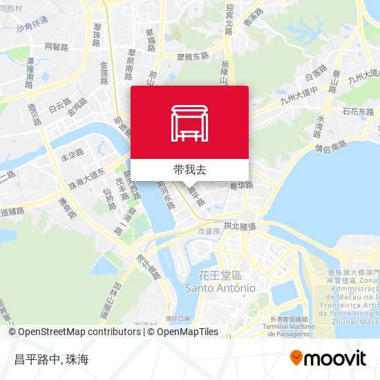昌平路中地图