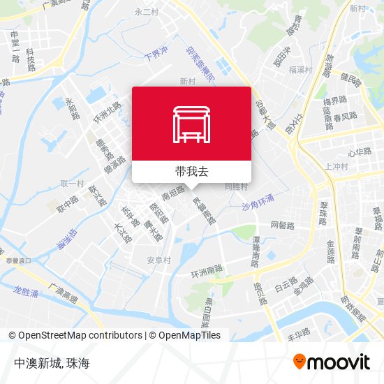 中澳新城地图