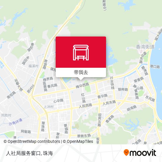 人社局服务窗口地图