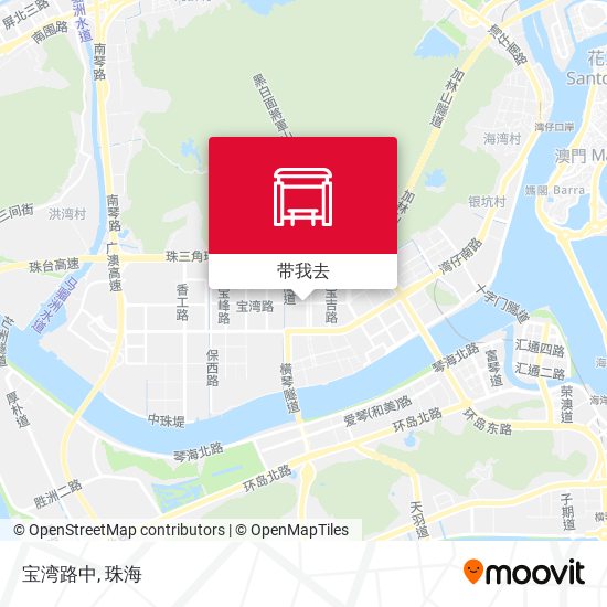 宝湾路中地图