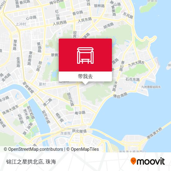 锦江之星拱北店地图