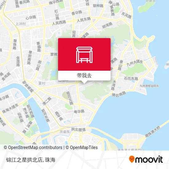 锦江之星拱北店地图