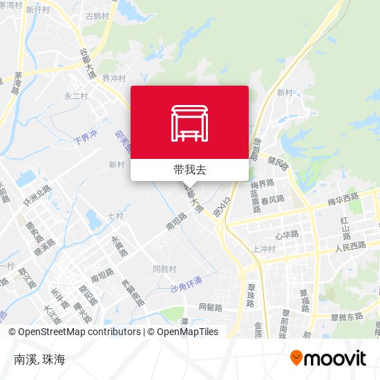 南溪地图