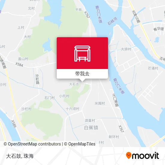 大石鼓地图