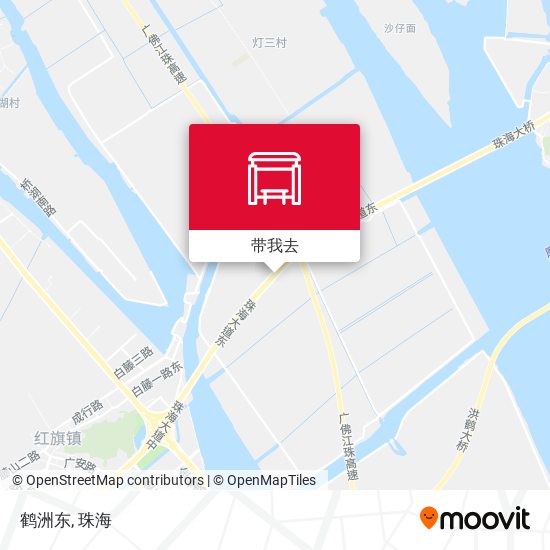 鹤洲东地图