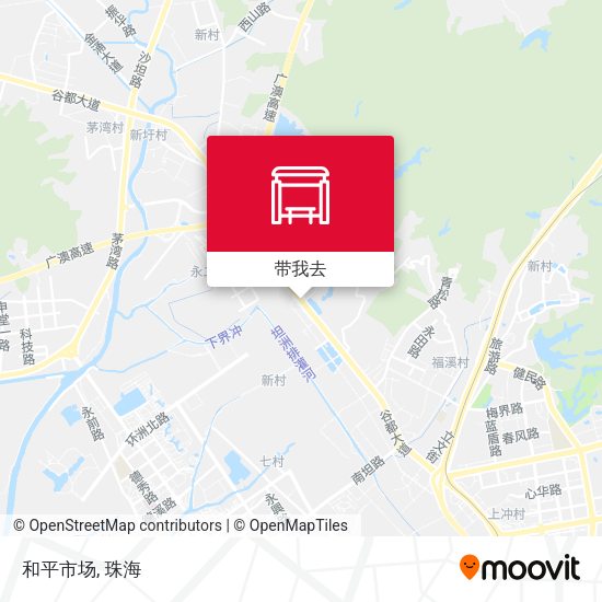 和平市场地图