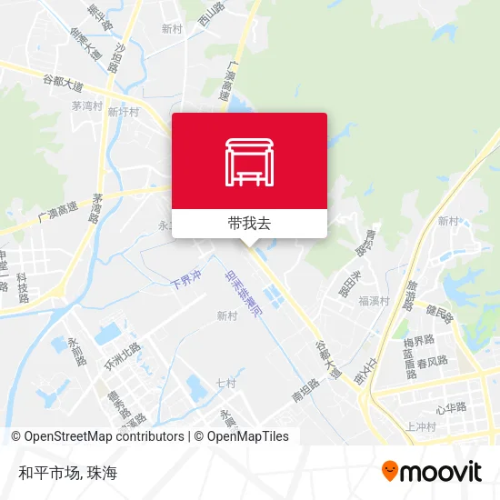 和平市场地图