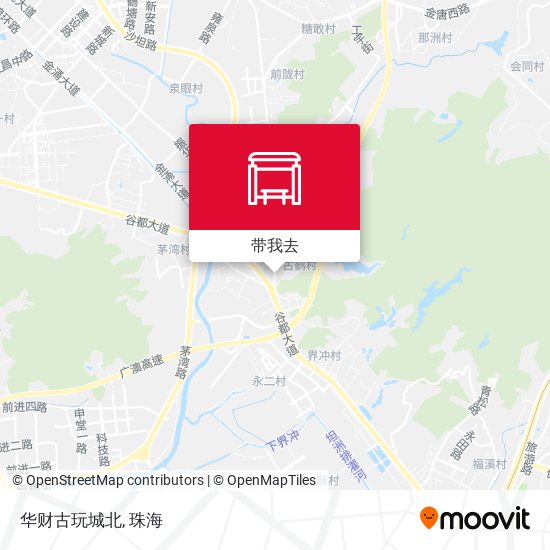 华财古玩城北地图