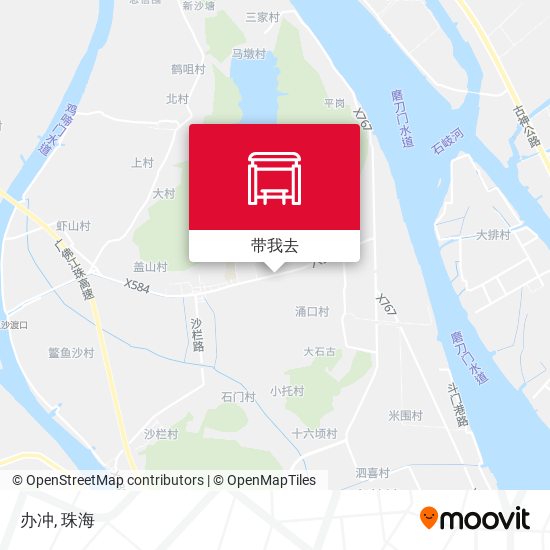 办冲地图