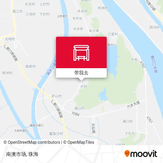 南澳市场地图