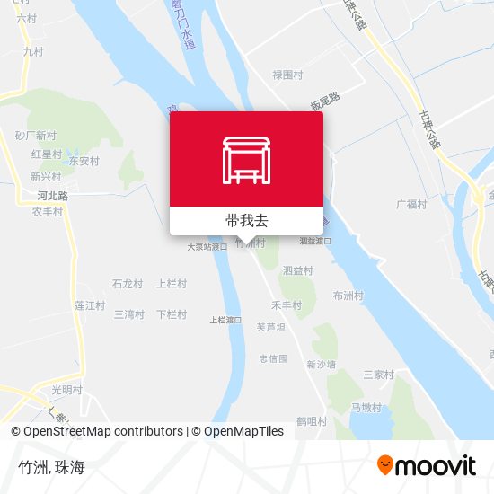 竹洲地图