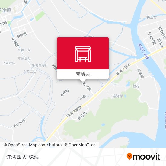 连湾四队地图