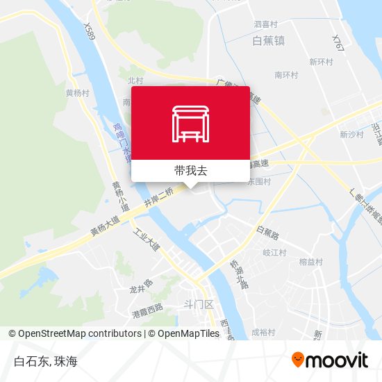 白石东地图