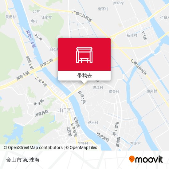 金山市场地图