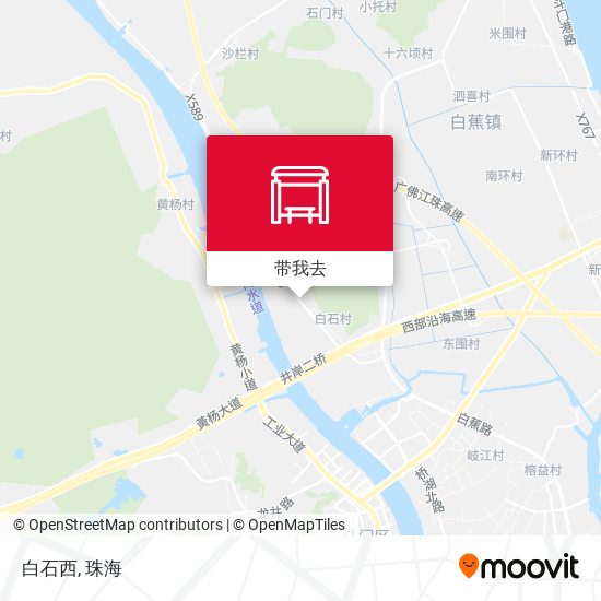 白石西地图