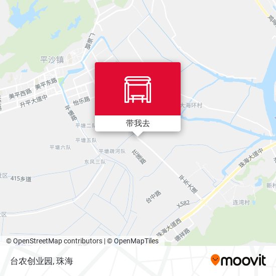 台农创业园地图