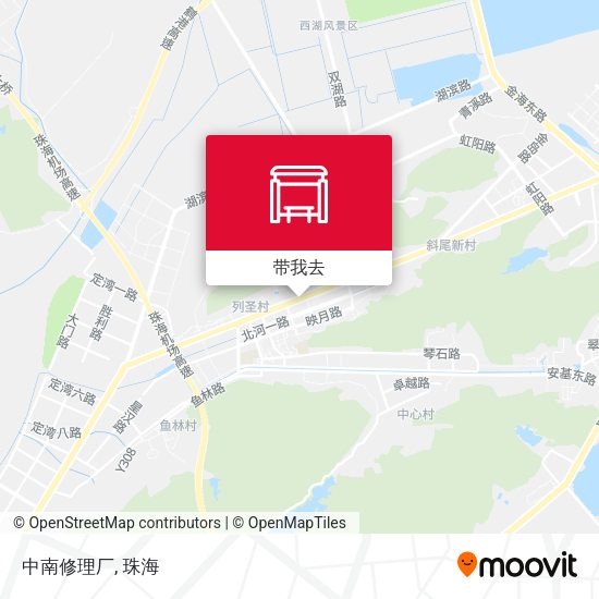 中南修理厂地图