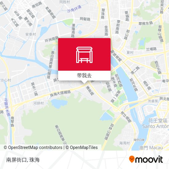 南屏街口地图