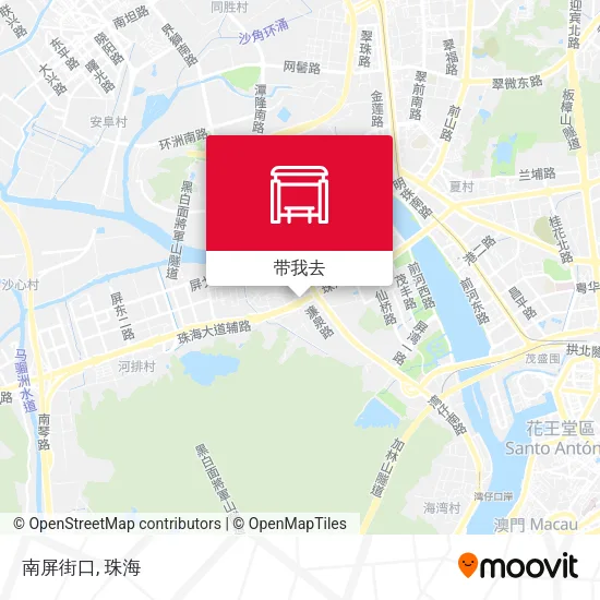南屏街口地图