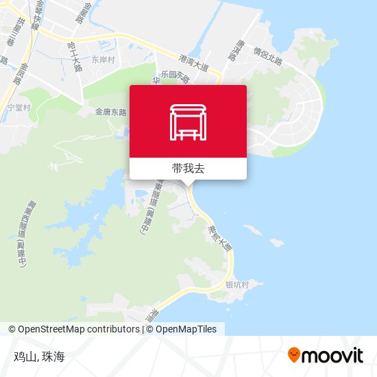 鸡山地图